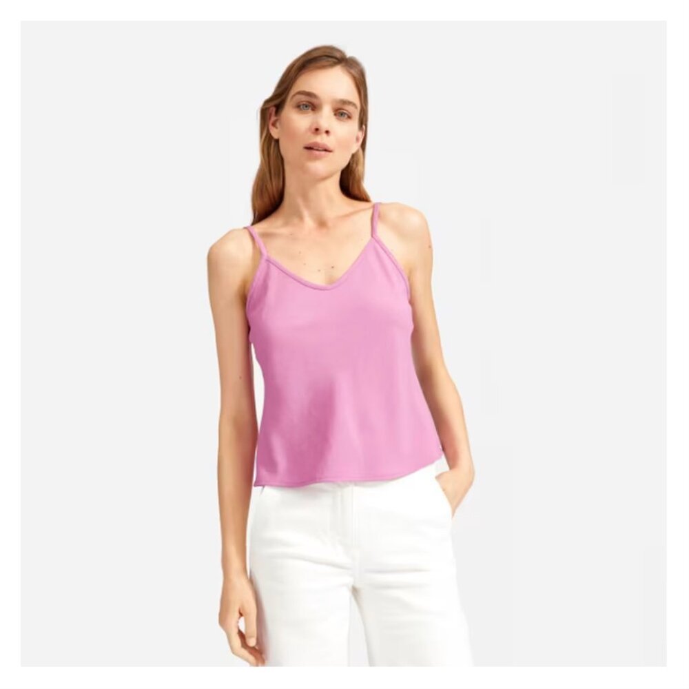 Everlane Japanese GoWeave V-Neck Cami Size 4 NWT